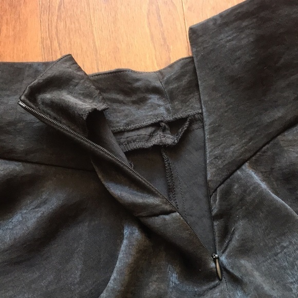 Jun & Ivy Fairycore Witchy Black Lightweight Satiny Tiered Midi Skirt, Size Sm - Picture 5 of 10